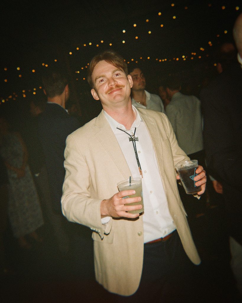 Guest enjoying the company party